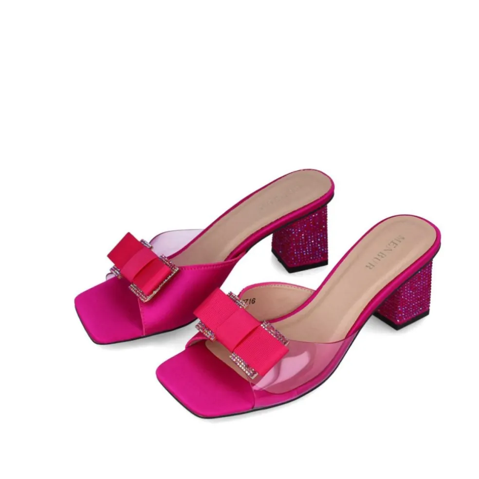 Scalzati donna “Menbur” 23176 Collezione Primavera/Estate 2025 – Fucsia/Verde/Blu/Pesca