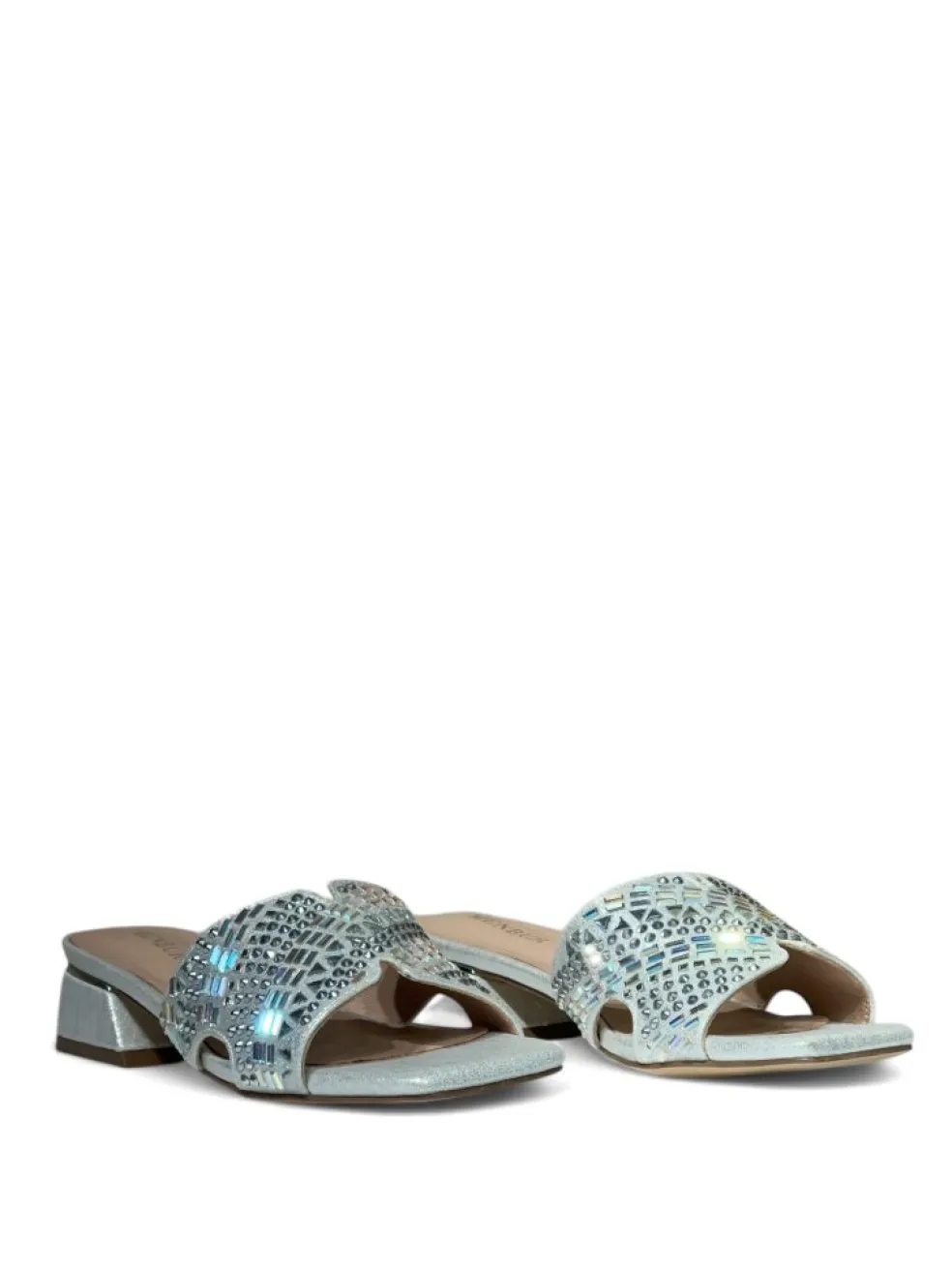 Scalzati donna “Menbur” 24159 Collezione Primavera/Estate 2025 – Oro/Nero/Argento
