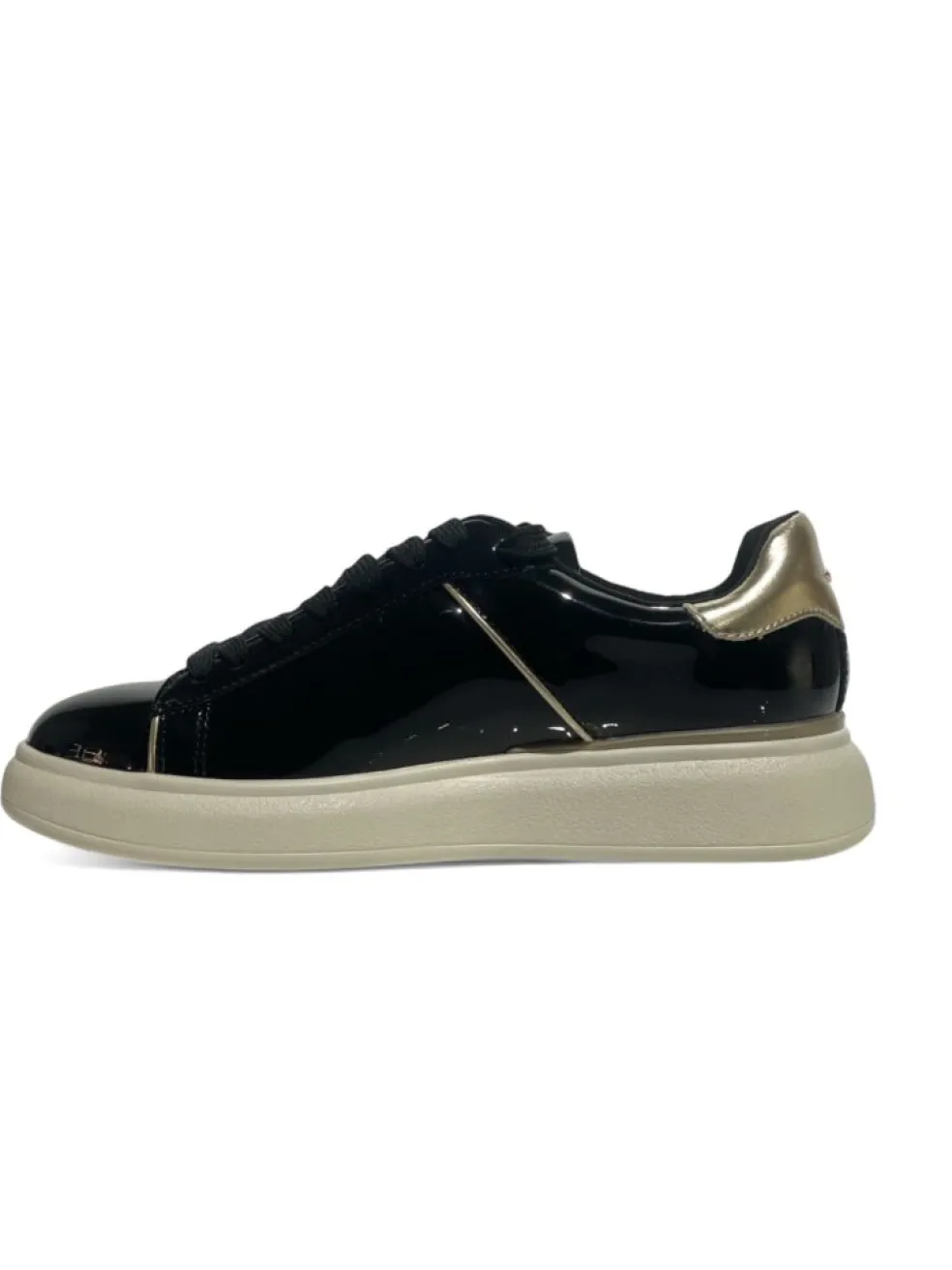 Sneakers donna “Alberto Guardiani” AGW007902 Collezione Autunno/Inverno 2024/2025 – Nero e platino