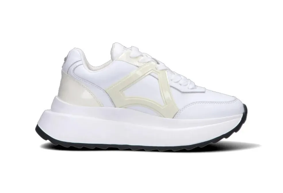 Sneakers donna “Apepazza” F3COZY05/LEN Collezione Primavera /Estate 2025 – Bianco