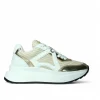 Sneakers donna “Apepazza” F3COZY05/SUL Collezione Primavera /Estate 2025 – Beige e oro