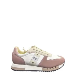 Sneakers donna “Blauer” MELROSE02 Collezione Primavera/Estate 2025 – Bianco e Rosa