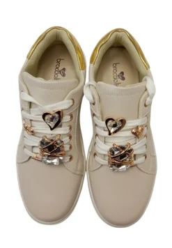 Sneakers donna “Braccialini” L47 Collezione Primavera/Estate 2025 – Bianco/Avorio