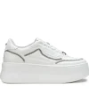 Sneakers donna “Cult” CLW396600/601 Collezione Primavera/Estate 2025 – Bianco argento/Nero