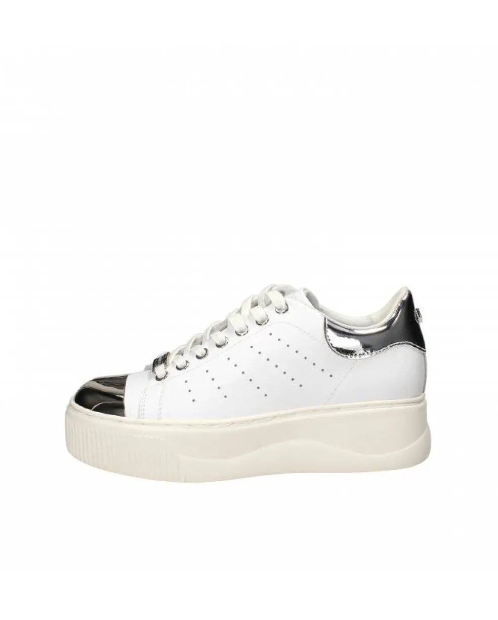Sneakers donna “Cult” CLW316207 Collezione Primavera/Estate 2025 – Bianco e argento