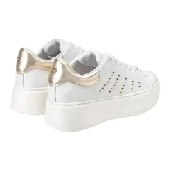 Sneakers donna “Cult” CLW439600 Collezione Primavera/Estate 2025 – Bianco e oro