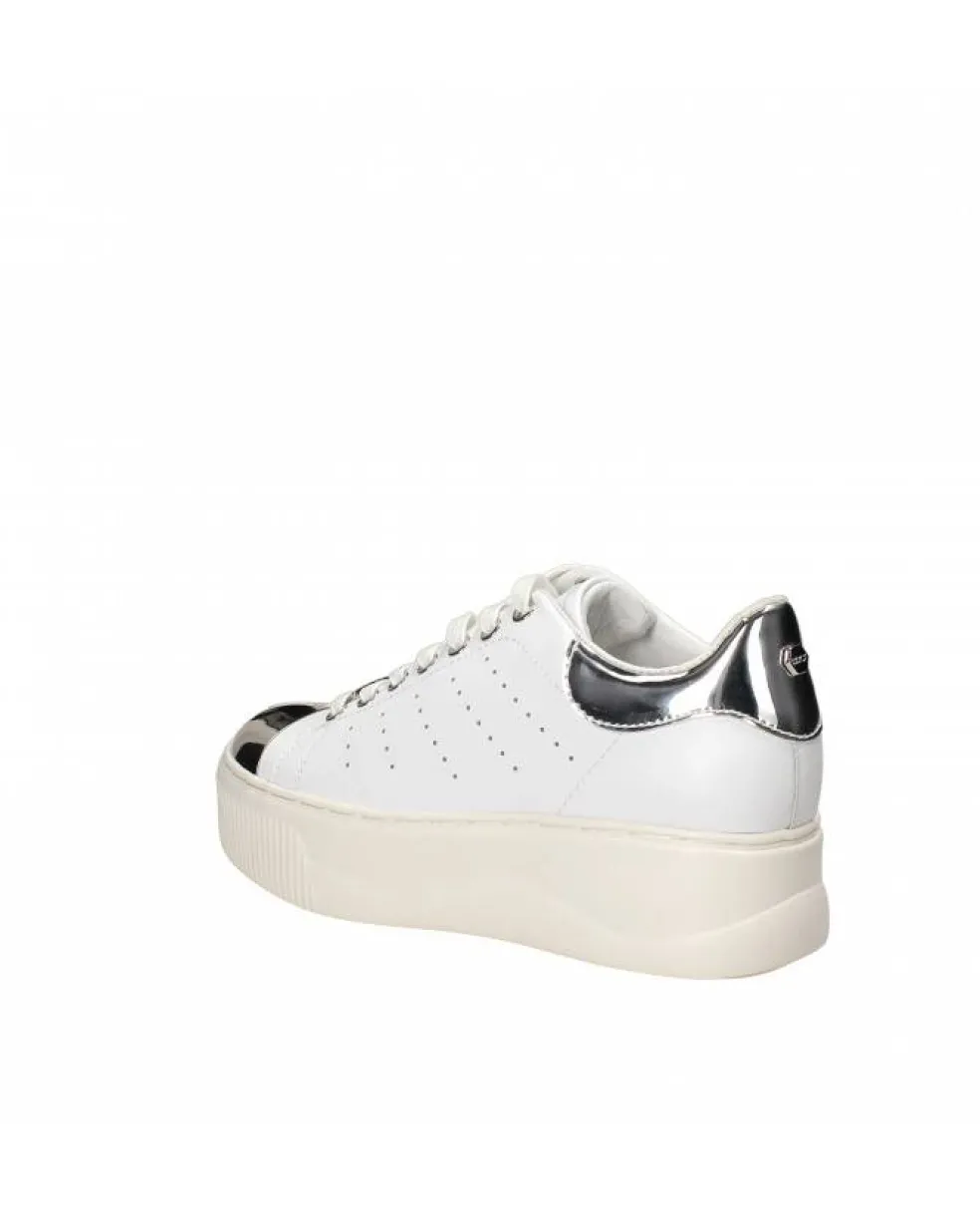 Sneakers donna “Cult” CLW316207 Collezione Primavera/Estate 2025 – Bianco e argento