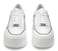Sneakers donna “Cult” CLW396600/601 Collezione Primavera/Estate 2025 – Bianco argento/Nero