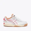 Sneakers donna “Diadora” 501.179584 01 Primavera/Estate 2025 – Bianco e pesca