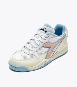 Sneakers donna “Diadora” 501.179 584 01 Collezione Primavera/Estate 2025 – Bianco Carta da zucchero Rosa