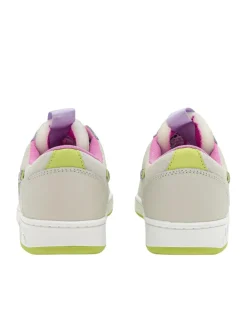 Sneakers donna “Diadora” Magic Basket Low Label Wn Collezione Primavera/Estate 2025 – Grigio Daiquiri Bianco Rosa Lilla