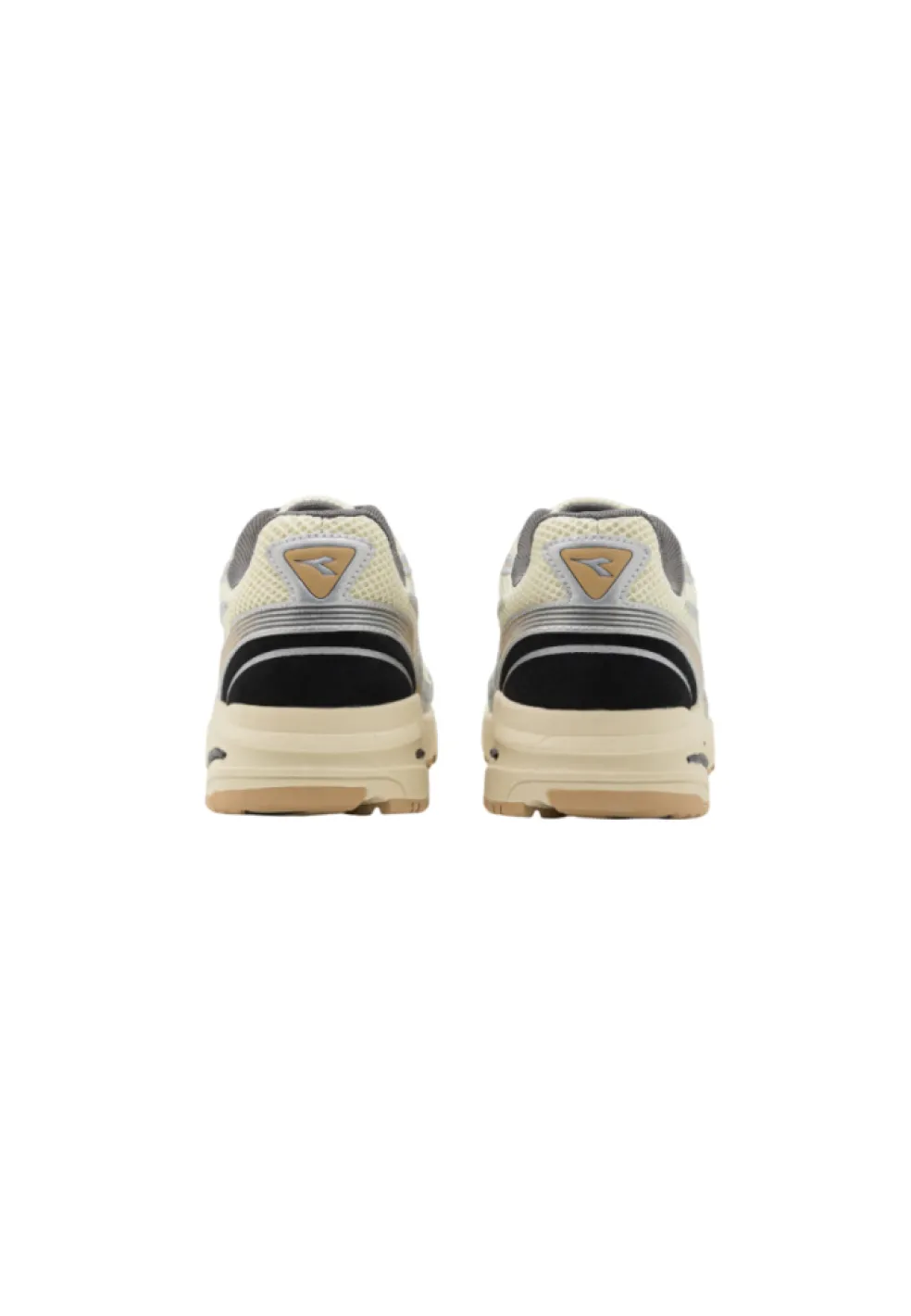 Sneakers donna “Diadora” Sao-Ko 280 Collezione Primavera/Estate 2025 – Bianco Nero Viola Giallo Argento/Perla Marina