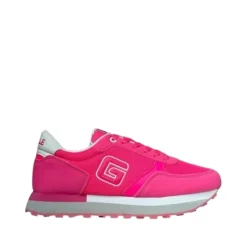 Sneakers donna “Gaelle Paris” GACAW00025 Collezione Primavera/Estate 2025 – Verde cedro/Fucsia fluo