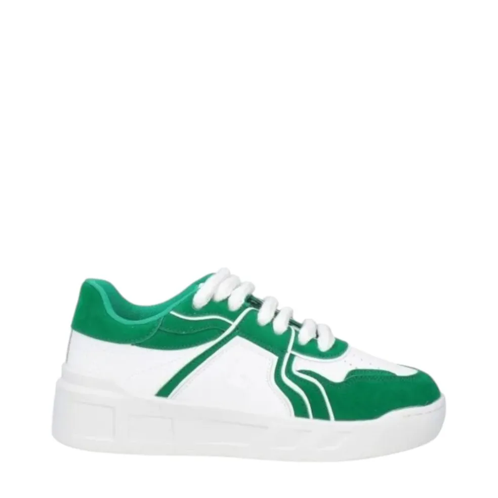 Sneakers donna “Gaelle Paris” GACAW00049 Collezione Primavera/Estate 2025 – Bianco e verde
