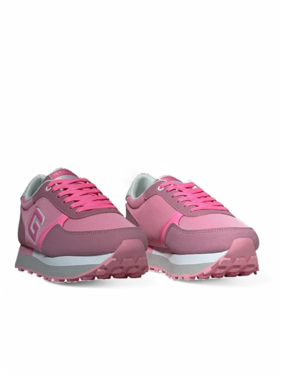 Sneakers donna “Gaelle Paris” GACAW00025 Collezione Primavera/Estate 2025 – Bianco e grigio/Rosa