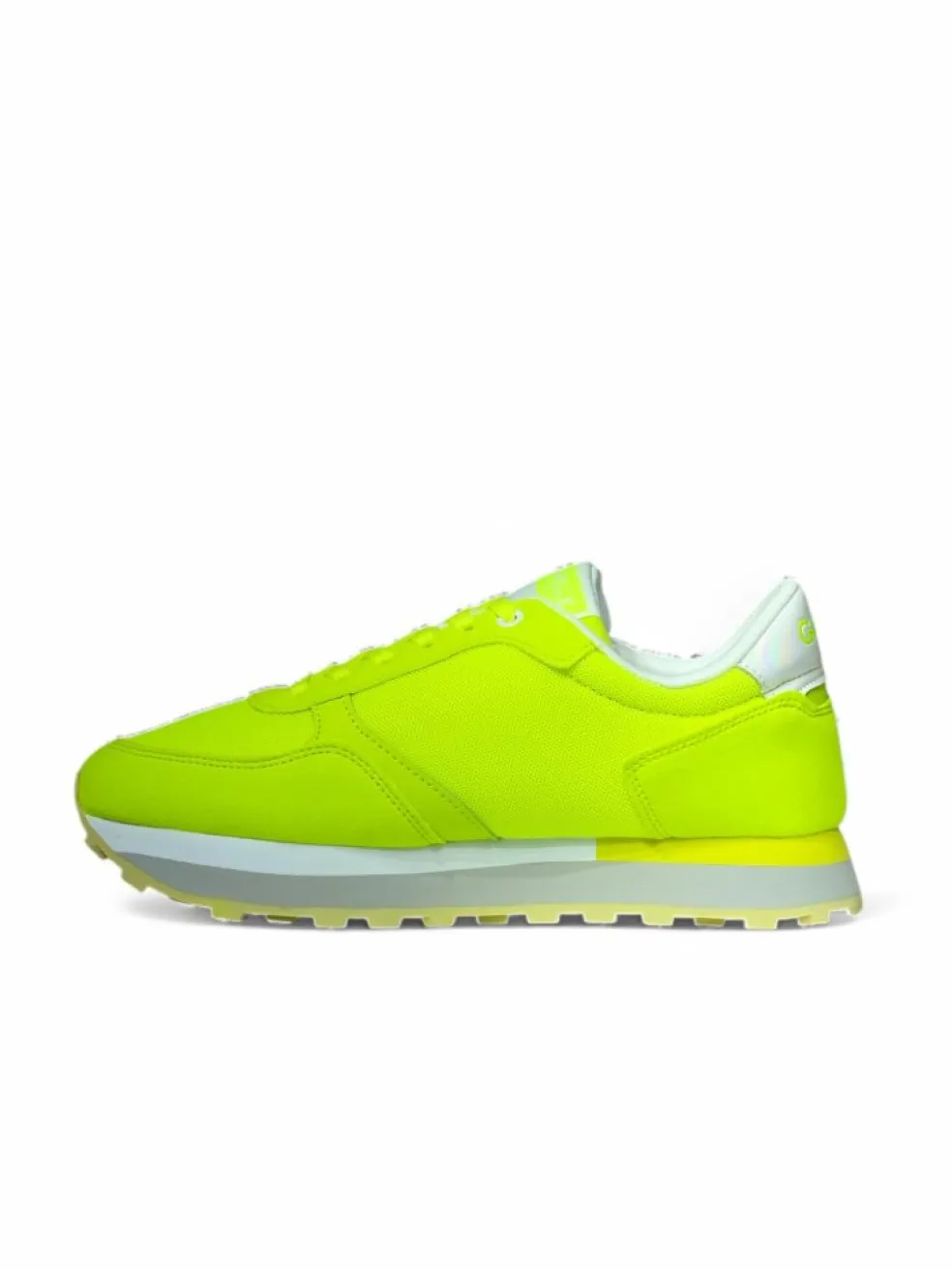 Sneakers donna “Gaelle Paris” GACAW00025 Collezione Primavera/Estate 2025 – Verde cedro/Fucsia fluo