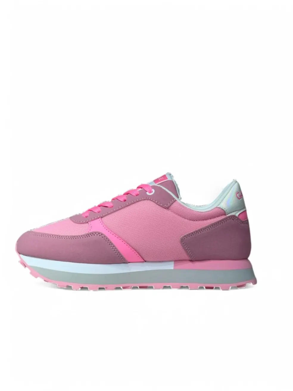 Sneakers donna “Gaelle Paris” GACAW00025 Collezione Primavera/Estate 2025 – Bianco e grigio/Rosa