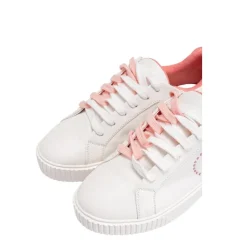 Sneakers Donna “Gattinoni”PENFL1171WCU865 Collezione Primavera/Estate 2025 – Bianco e Rosa