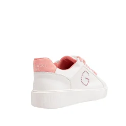 Sneakers Donna “Gattinoni”PENFL1171WCU865 Collezione Primavera/Estate 2025 – Bianco e Rosa