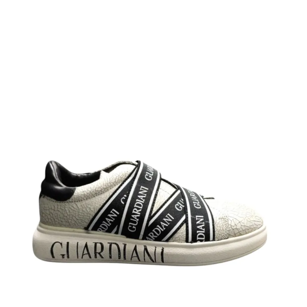 Sneakers donna “Guardiani” AGW001501 Collezione Primavera/Estate 2025 – Bianco e nero