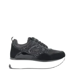 Sneakers donna “Guardiani” AGW017013 Collezione Primavera/Estate 2025 – con paillettes – Nero