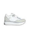 Sneakers donna “Guardiani” AGW131000 Collezione Primavera/Estate 2025 – Bianco Multi/Sabbia