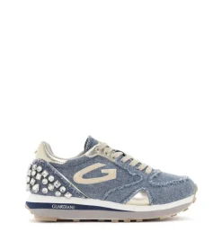 Sneakers donna “Guardiani” AGW410700 Collezione Primavera/Estate 2025 con pietre – Denim