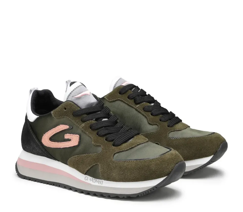 Sneakers donna “Guardiani” AGW007705 Collezione Primavera/Estate 2025 – Verde Multi