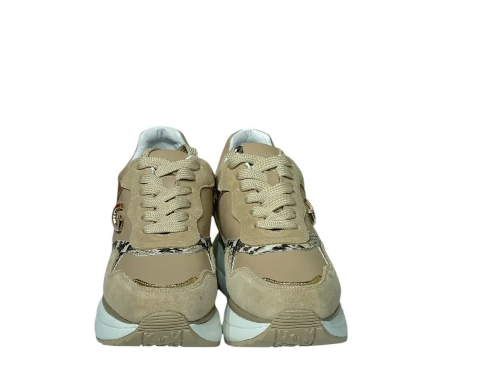 Sneakers donna “Guardiani” AGW435101 Collezione Primavera/Estate 2025 – Sabbia Multi