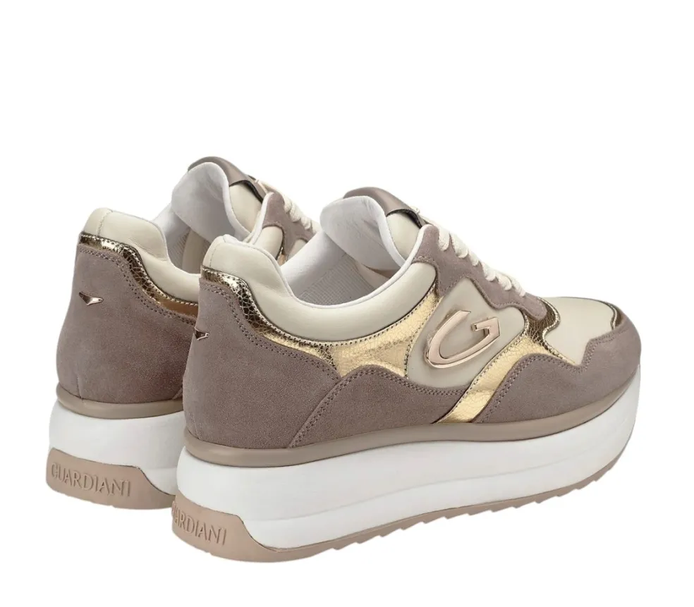 Sneakers donna “Guardiani” AGW435102 Collezione Primavera/Estate 2025 – Beige Multi