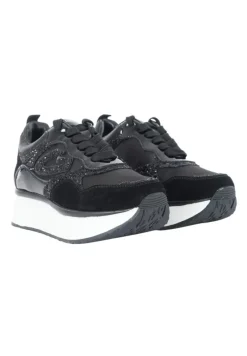 Sneakers donna “Guardiani” AGW017013 Collezione Primavera/Estate 2025 – con paillettes – Nero