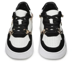 Sneakers donna “Guardiani” AGW015603 Collezione Primavera/Estate 2025 – Nero multi leopardato