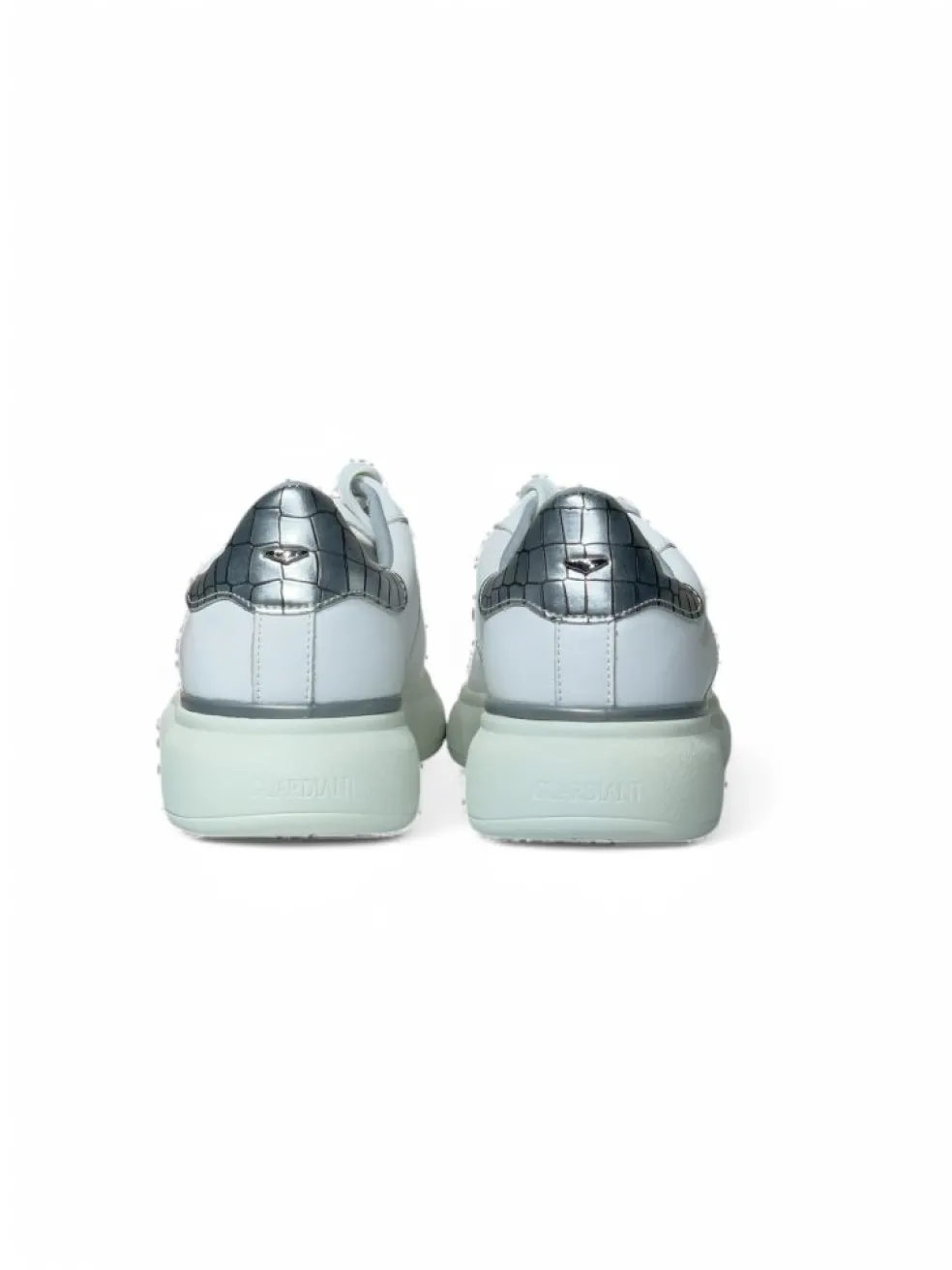 Sneakers donna “Guardiani” AGW007900 Collezione Primavera/Estate 2025 – Bianco e silver