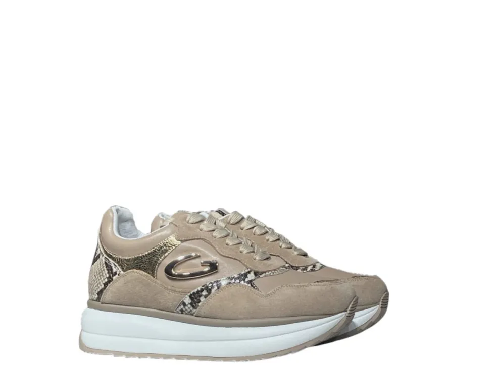 Sneakers donna “Guardiani” AGW435101 Collezione Primavera/Estate 2025 – Sabbia Multi