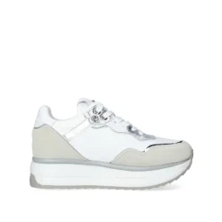Sneakers donna “Guardiani” AGW131000 Collezione Primavera/Estate 2025 – Bianco Multi/Sabbia