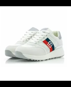 Sneakers donna “Laura Biagiotti” 8427 Collezione Primavera/Estate 2025 – Bianco e argento