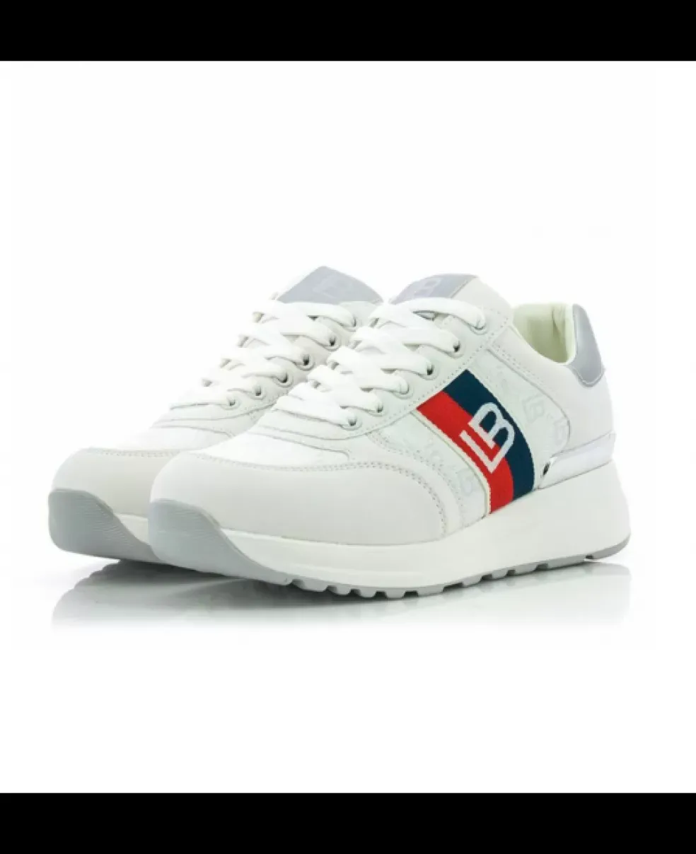 Sneakers donna “Laura Biagiotti” 8427 Collezione Primavera/Estate 2025 – Bianco e argento