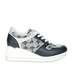 Sneakers donna “Laura Biagiotti” 8427 Collezione Primavera/Estate 2025 – Bianco e blu/Blu e bianco/Bianco