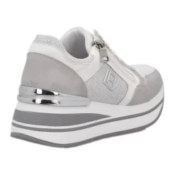 Sneakers donna “Laura Biagiotti” 8426 Collezione Primavera/Estate 2025 – Grigio perla/Cipria