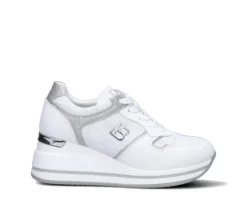 Sneakers donna “Laura Biagiotti” 8427 Collezione Primavera/Estate 2025 – Bianco e blu/Blu e bianco/Bianco