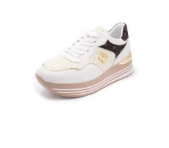 Sneakers donna “Laura Biagiotti” 8424 Collezione Primavera/Estate 2025 – Bianco multi