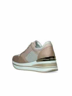 Sneakers donna “Laura Biagiotti” 8426 Collezione Primavera/Estate 2025 – Grigio perla/Cipria