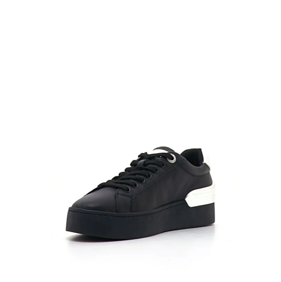 Sneakers donna “Liu Jo” Silvia 65 Collezione Autunno/Inverno 2024/2025 – Nero e Argento