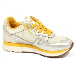 Sneakers donna “Lotto” 211169 25I Tokyo Wedge Metal W Collezione Primavera/Estate 2025 – Giallo/Oro