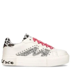 Sneakers donna “Manila Grace” 60105 Collezione Primavera/Estate 2025 – Bianco nero e Argento/Bianco fucsia e nero