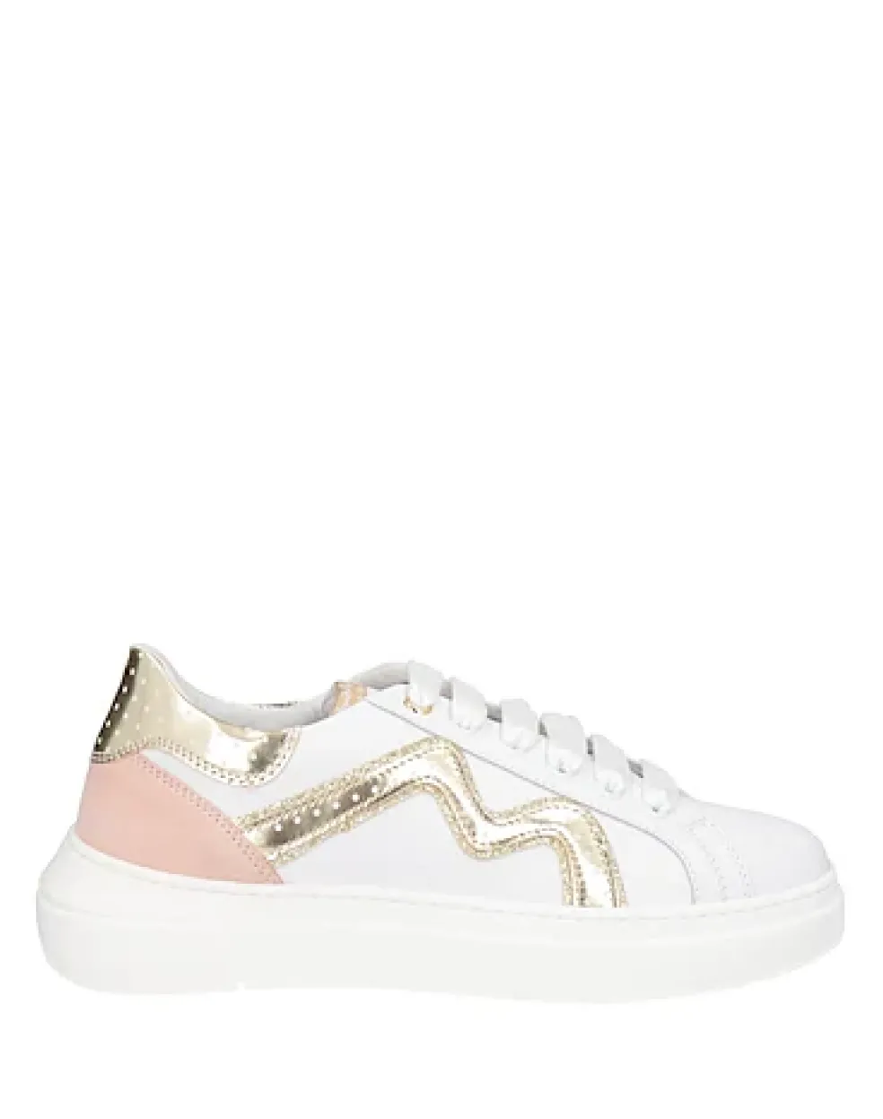 Sneakers donna “Manila Grace” 60138 Collezione Primavera/Estate 2025 – Bianco platino e cipria
