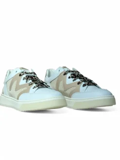 Sneakers donna “Manila Grace” 60142 Collezione Primavera/Estate 2025 – Bianco nero e argento/Bianco beige e platino