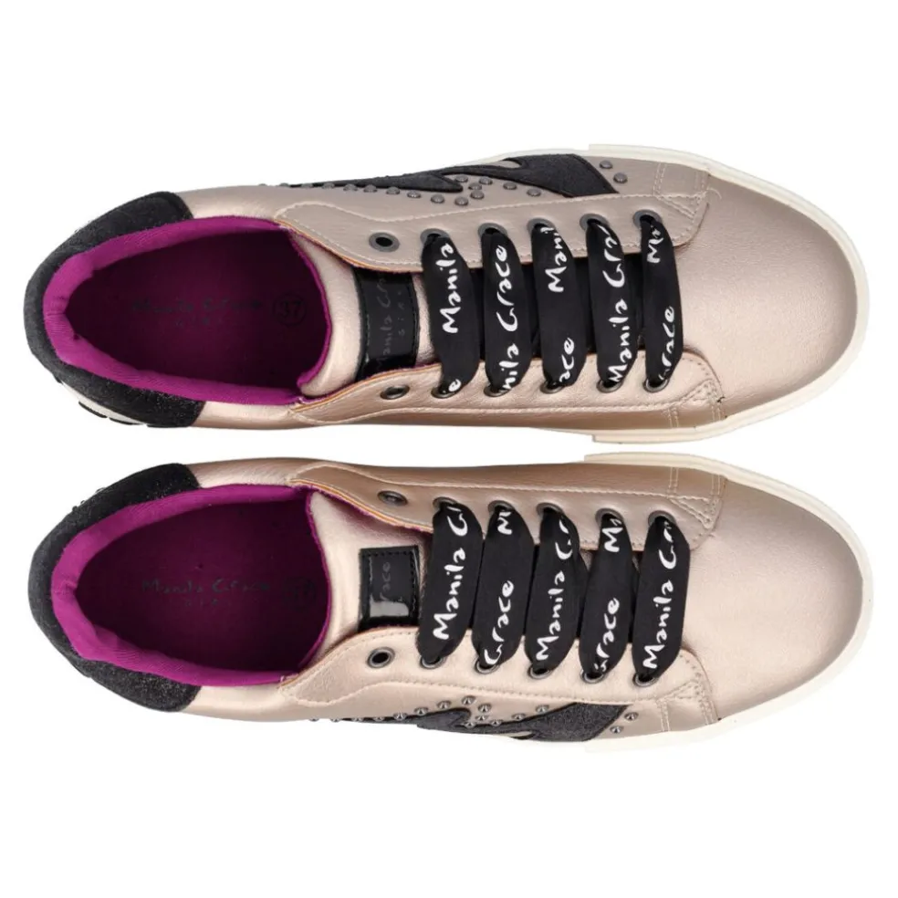 Sneakers donna “Manila Grace” 60011 Collezione Primavera/Estate 2025 – Cipria perlato