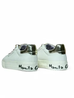 Sneakers donna “Manila Grace” 60104 Collezione Primavera/Estate 2025 – Bianco e platino