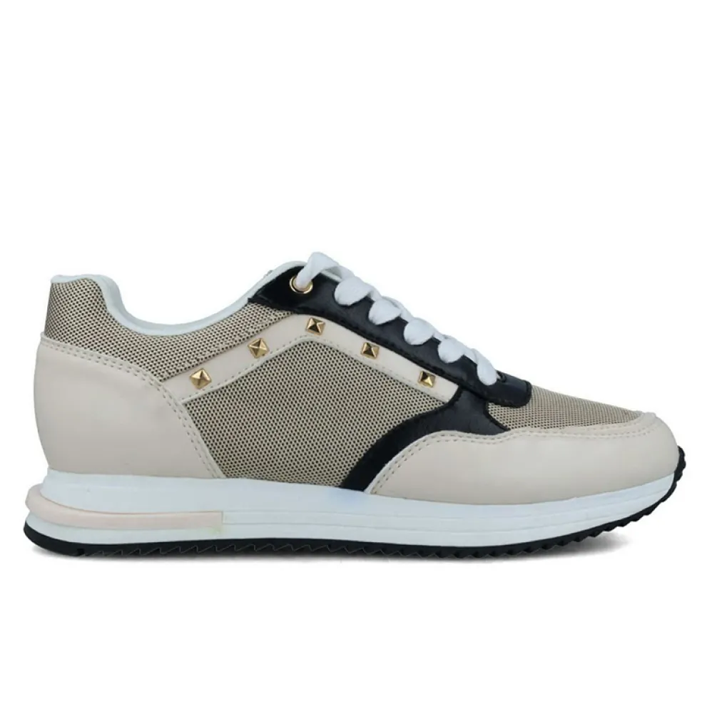 Sneakers donna “Menbur” 23139 Collezione Primavera/Estate 2025 – Beige multi